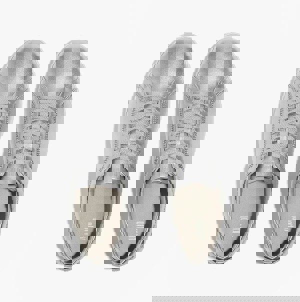 FitFlop RALLY CRYSTAL-TRIM LEATHER Womens Fashion Trainers Silver