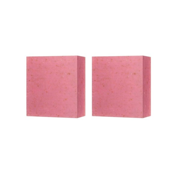 skinChemists No.80 Rose Cleansing Facial Bar 100g Twin Value Savings Pack