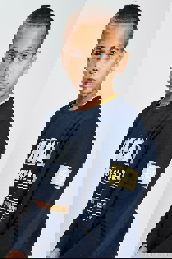 Beat Boyz Club Kingston Crew Sweat - Navy