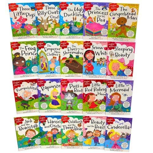 Make Believe Ideas Reading With Phonics Fairy Tale Collection 20 Books Set