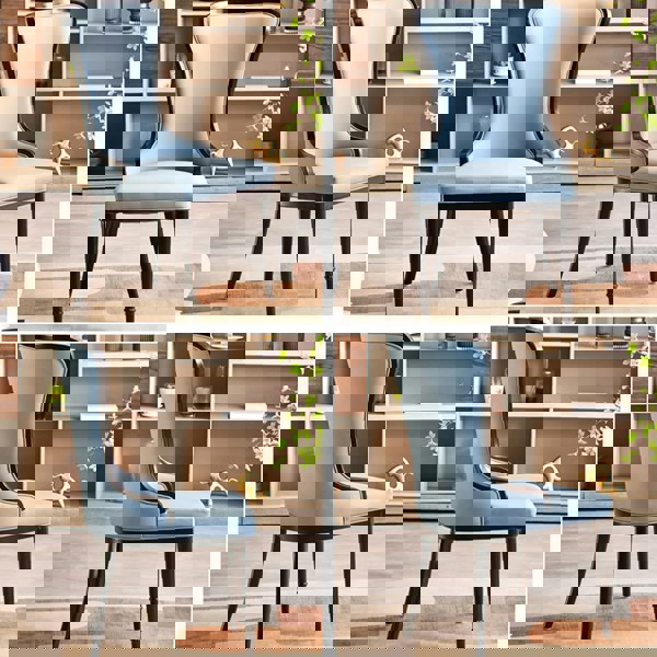 Weilai Concept Inoue High Back Dining Chair, Leather