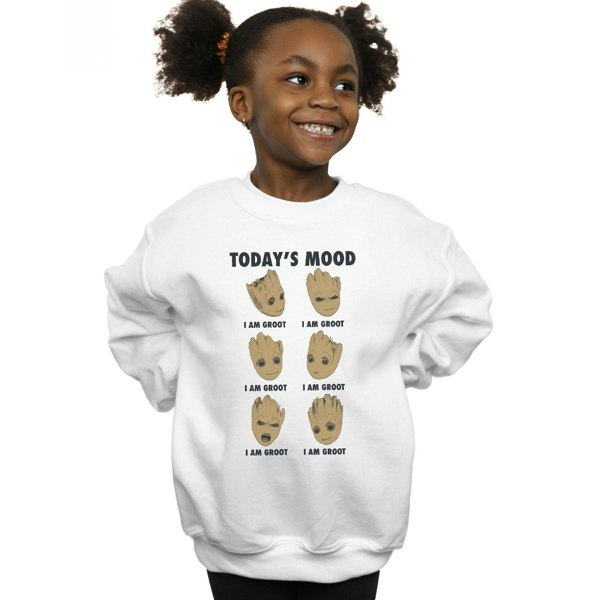 Marvel Girls Guardians Of The Galaxy Groot Today´s Mood Sweatshirt - White