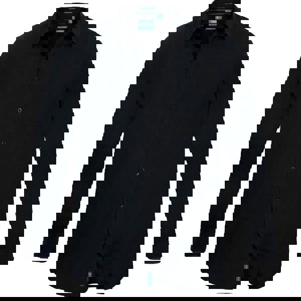 Duke Mens D555 Corbin Kingsize Long-Sleeved Shirt - Black