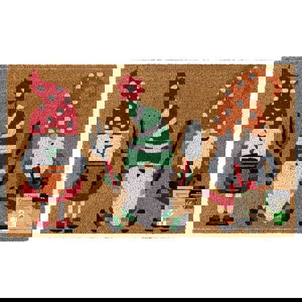 JVL Eco-Friendly Latex Backed Coir Entrance Doormat, 45x75cm - Gardening Gonks