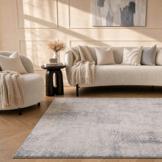 The Rugs Elaris Abstract Grey Rug | 430