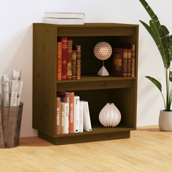 Berkfield Console Cabinet Honey Brown 60x34x75 cm Solid Wood Pine