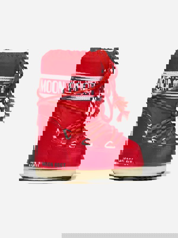 Moon Boot Kids Icon Nylon Snow Boots in Red