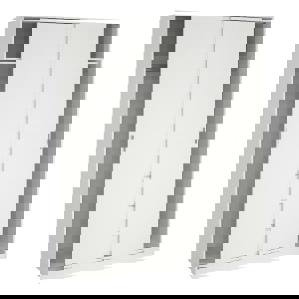 Furniture To Go Naia Wardrobe with 2 sliding Doors + 1 Door + 3 drawers in White