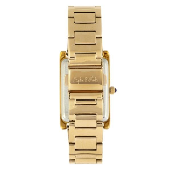 Sophie and Freda Wilmington Bracelet Watch w/Swarovski Crystals - Gold - SAFSF5602