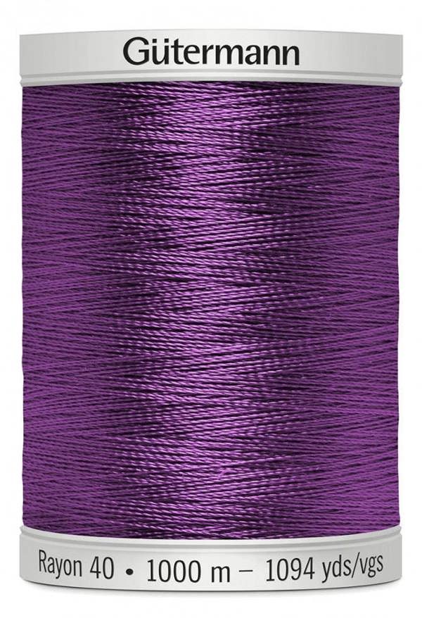 Gutermann No 40 Sulky Rayon Embroidery Thread 1000m Rayon Thread Suitable For Embroidery