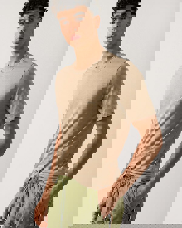 BOSS Orange Mens Three-Pack of Cotton Underwear T-Shirts with Logo Embroidery - Open Miscellaneous 965