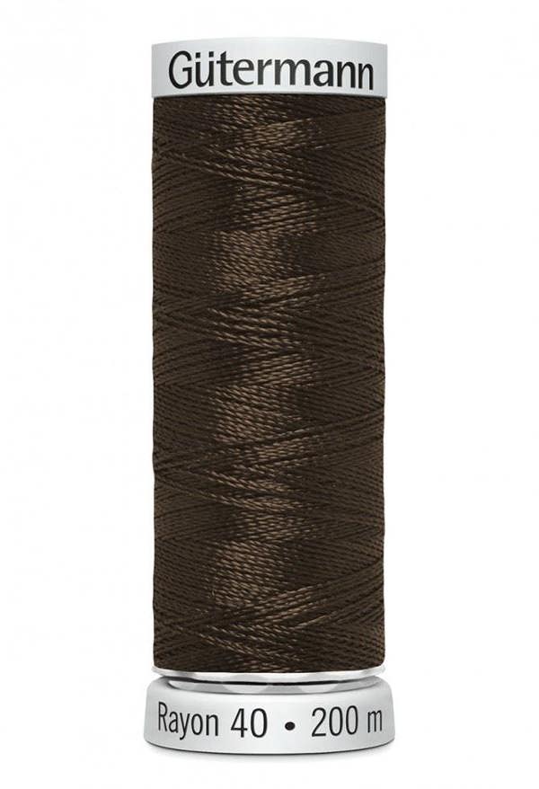 Gutermann No 40 Sulky Rayon Embroidery Thread 200m Rayon Thread Suitable For Embroidery