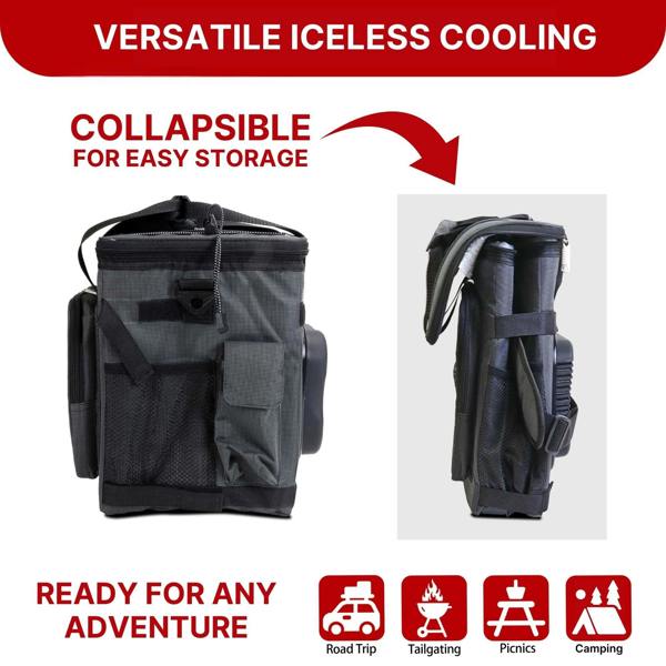 Koolatron Cooler Bag 25L Mini Fridge Keep Food Drinks Warm Cold for Picnic Camping