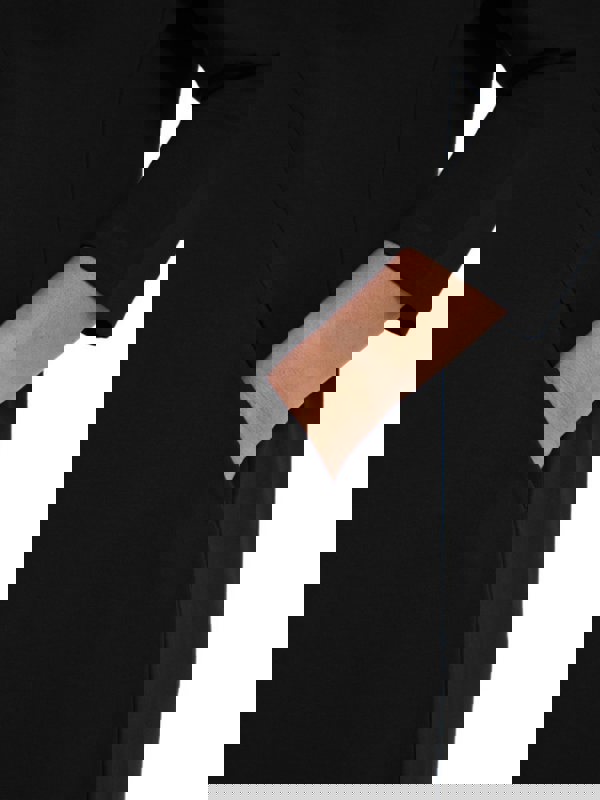 PennyPlain High Back V-neckline Dress - Black