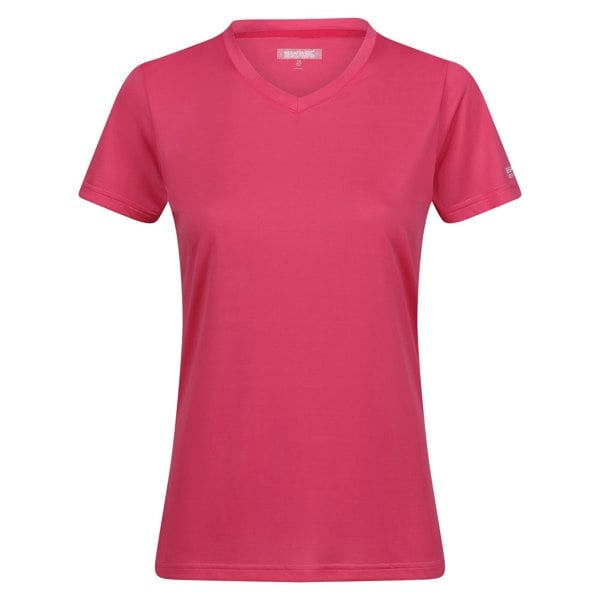 Regatta Womens/Ladies Fingal V Neck T-Shirt - Flamingo Pink