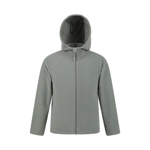 Mountain Warehouse Kids Camber Full Zip Hoodie - Light Khaki - 13 Years - Light Khaki - 100% Polyester