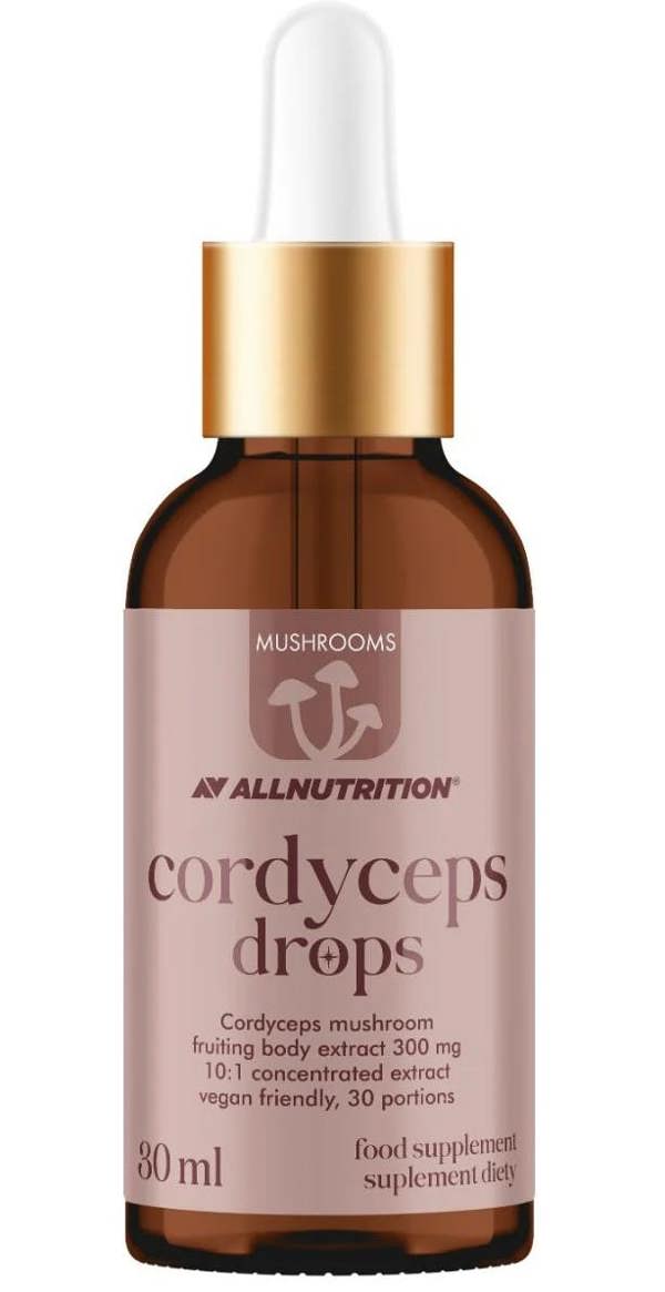 Allnutrition Mushrooms Cordyceps Drops, 300mg - 30 ml.
