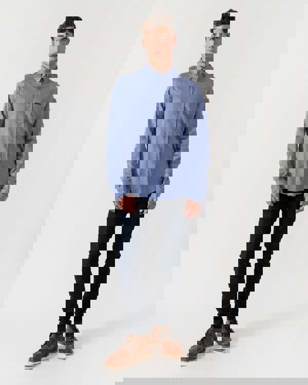 BOSS Green B_Motion Mens Regular-Fit Shirt in Dynamic Cotton Jersey  - Medium Blue 422