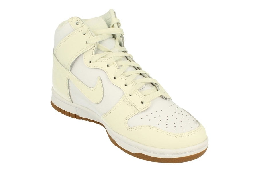Nike Womens Dunk High Trainers Dd1869  109 - White Sail Gum Medium Brown 109 - Photo 3
