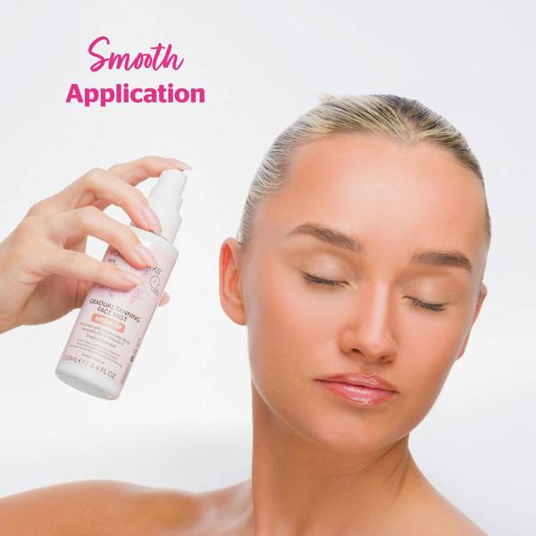 Brushworks Gradual Tanning Face Mist - Medium 100ml
