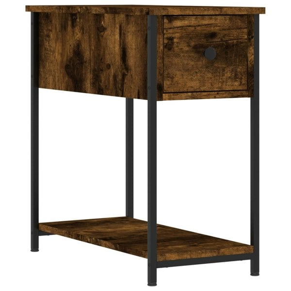 Berkfield Bedside Cabinets 2 pcs Smoked Oak 30x60x60 cm Engineered Wood