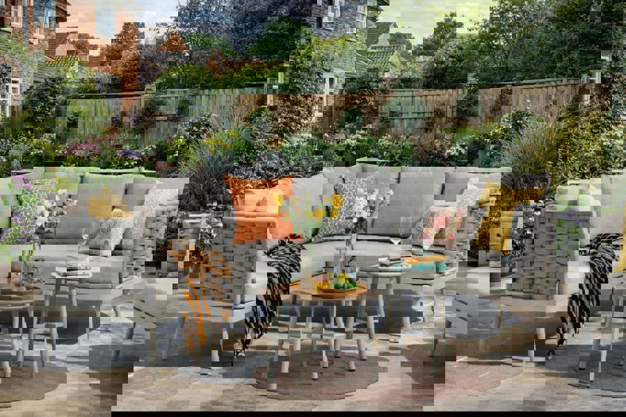 Larissa 6 Seater Outdoor Corner Set The Garden Furniture Shop