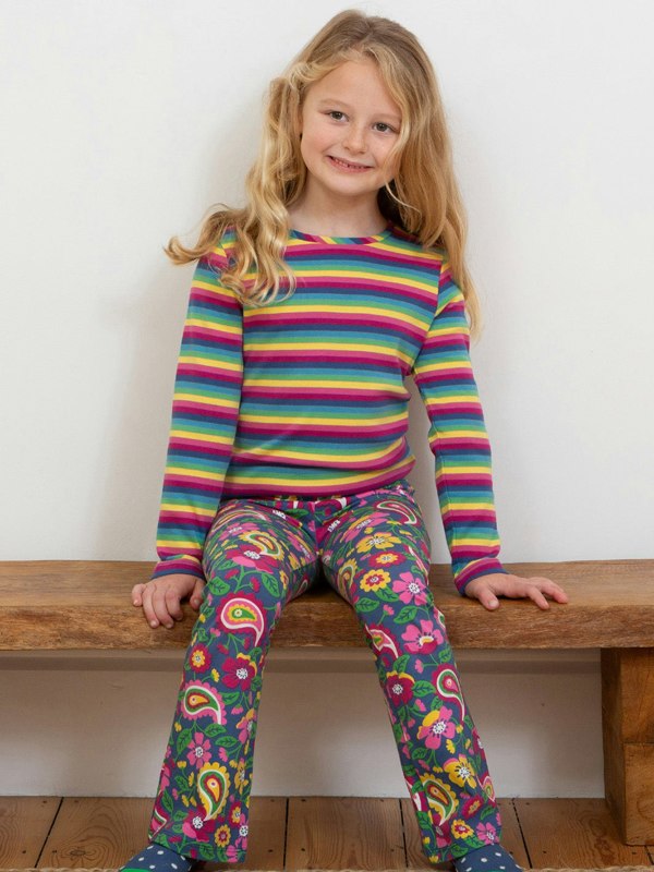 Kite Girls Organic Paisley Pop Legging Flares