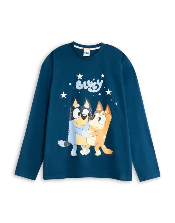 Bluey Mens Multicoloured Family Long Sleeve Long Leg Pyjama Set