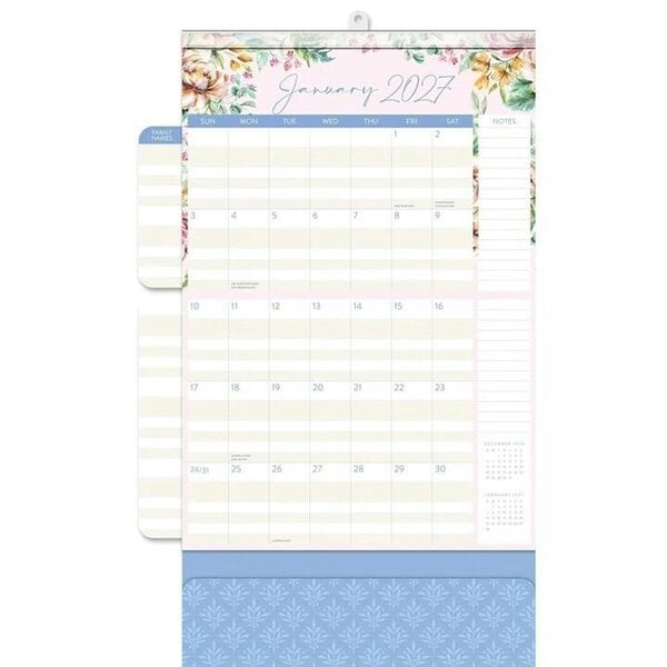 Do It All, Bella Flora Family Planner 2026 - 2027, Family Planners, Month To View, Lifestyle, Gift