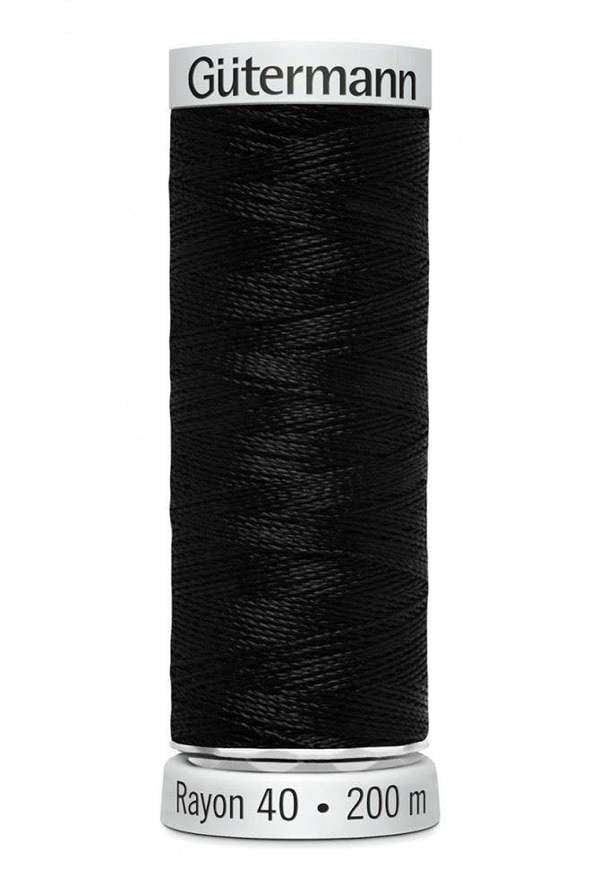 Gutermann No 40 Sulky Rayon Embroidery Thread 200m Rayon Thread Suitable For Embroidery