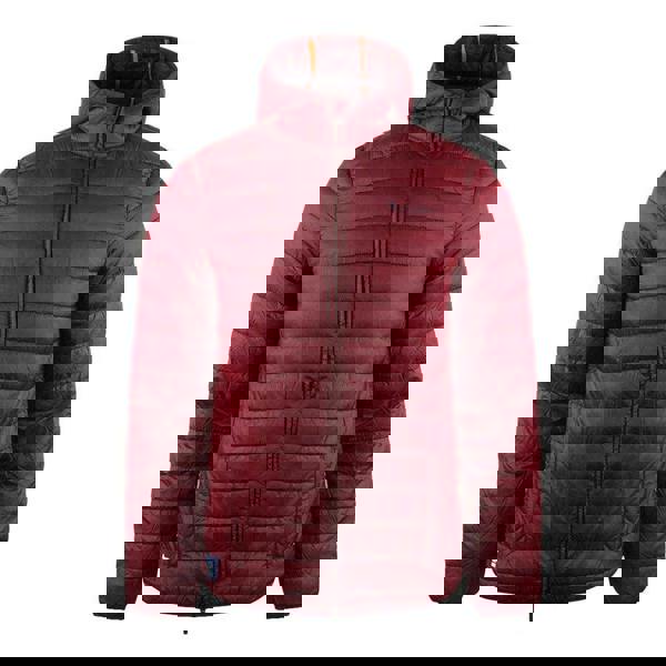 Aquascutum Mens London Quilted Logo Jacket - Bordeaux Red