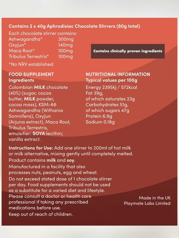 Playmate Labs Aphrodisiac Hot Choc Spoons