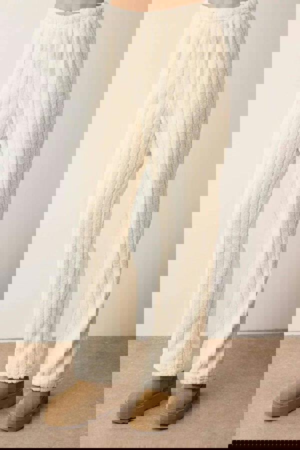 WOVCOR 2-Piece Cherry Pattern Wellsoft Knitted Pajama Set