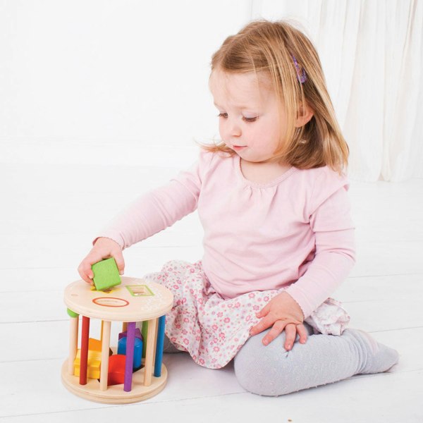 Bigjigs Toys First Rolling Shape Sorter