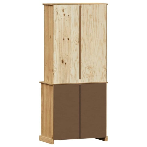 Berkfield Highboard VIGO 78x40x175 cm Solid Wood Pine
