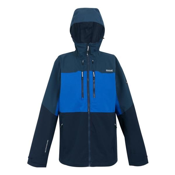 Regatta Mens Maland II Waterproof Jacket - Olympian Blue/Moonlight Denim