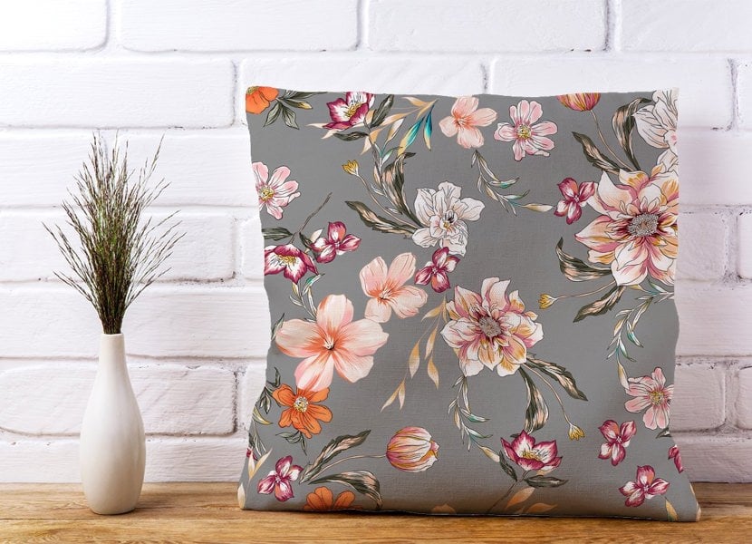 Warren Reed Peony, Lily, Tulip, Daisy Colorful  Cushions