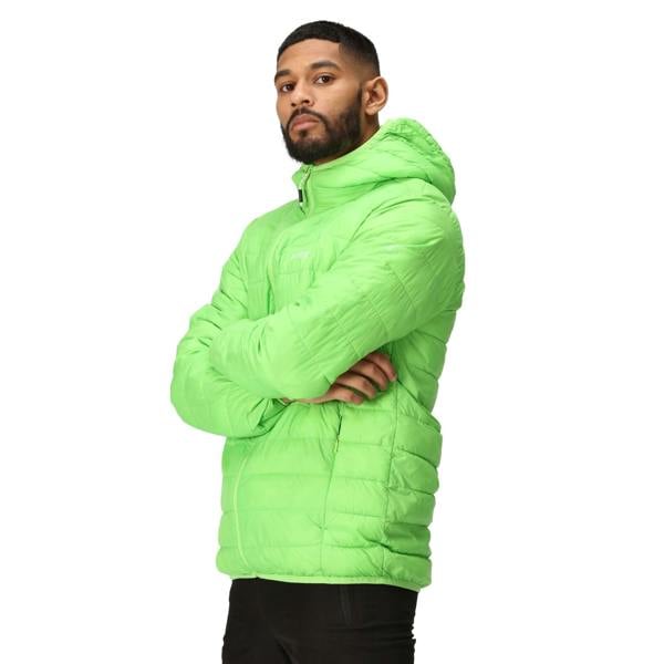 Regatta Mens Hillpack Hooded Lightweight Jacket - Jasmine Green - 