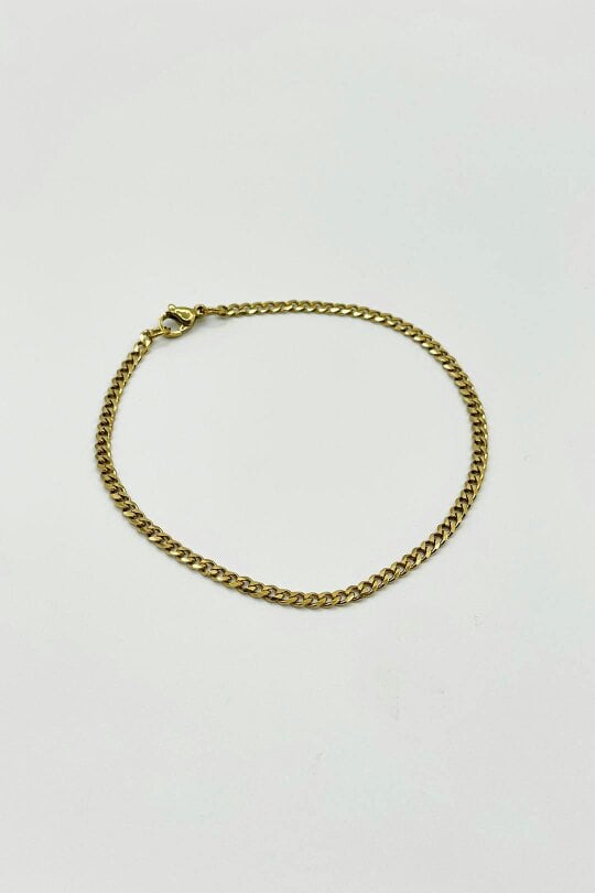 SVNX Cuban Bracelet in Gold 3mm - Gold