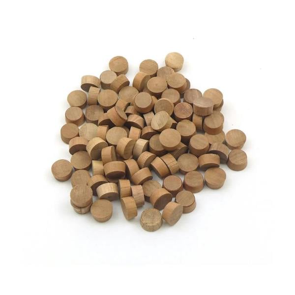 1/2" - 12.7mm Cherry Flat Head End Grain Plug