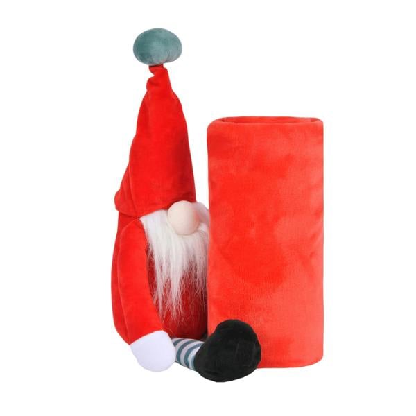 Smart Living Novelty Gonk Throw - 100x85cm - Red