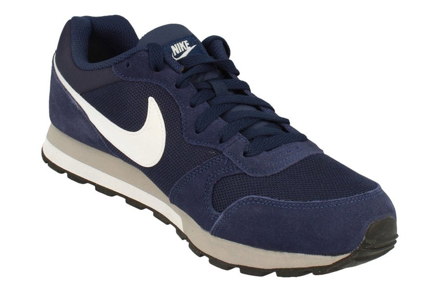 Nike Md Runner Mens Trainers 749794  410 - Midnight Navy White Wolf Grey 410 - Photo 3