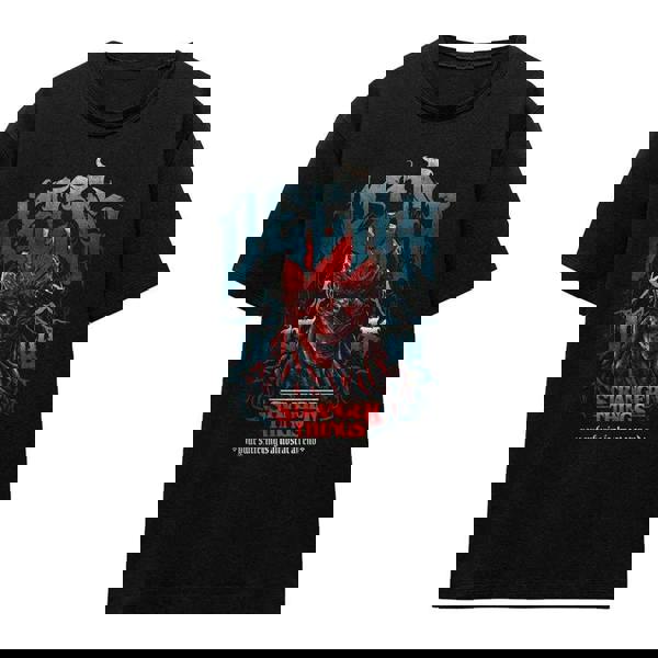 Stranger Things Womens/Ladies Evil Band 86 Vecna T-Shirt - Black