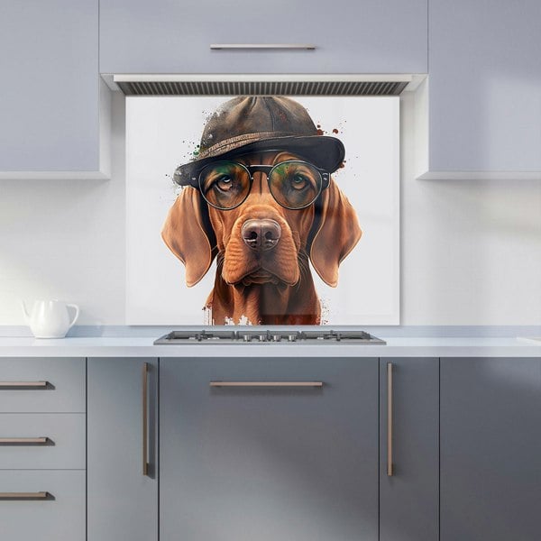 Warren Reed - Designer Hungarian Vizsla Dog Splashart Kitchen Splashback