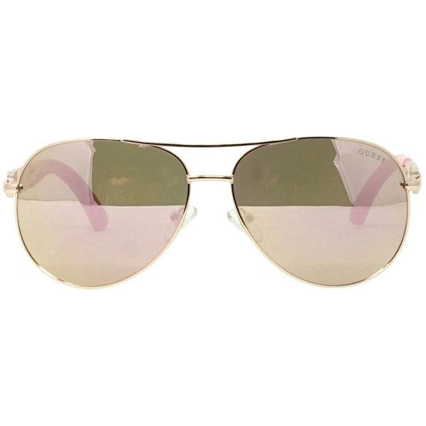 Guess Bold Arms Rose Gold Sunglasses