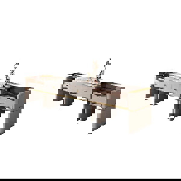 Coz Regid Square Coffee Table With TV Stand-Weilai Concept-Weilai Concept