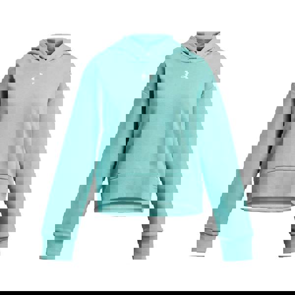 Under Armour Girls Rival Fleece Crop Hoodie - Green - 