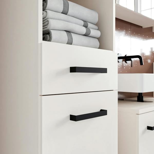 Furniture To Go Veris Under Sink Cabinet with 2 Doors in Sand