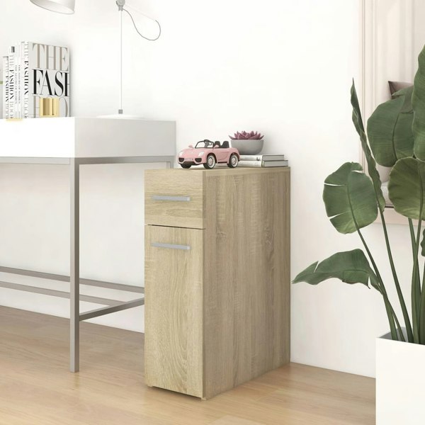 Berkfield Apothecary Cabinet Sonoma Oak 20x45.5x60 cm Engineered Wood