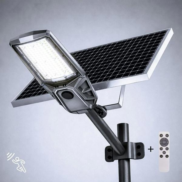 Milagro Kobra Ii Solar Lamp 400W 2400Lm 4000K Ip65 Grey